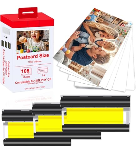 Canon KP-108IN Color Ink and Paper Set
