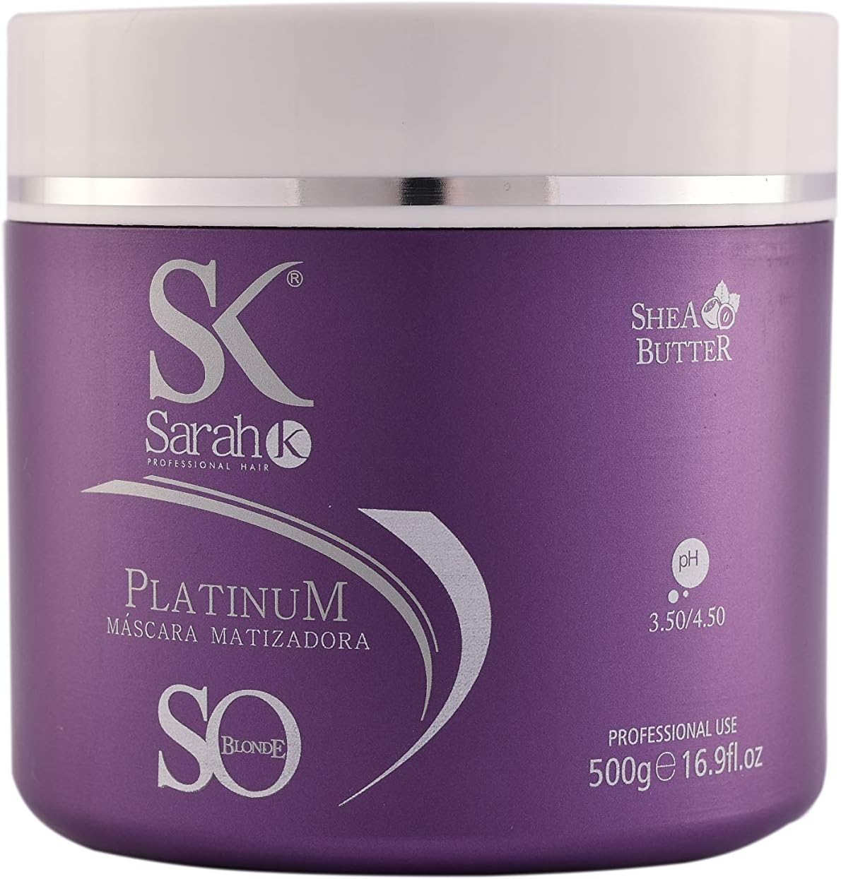 Sarah K, So Blonde Platinum Hair Toner Mask – Deep Conditioning Hair Treatment for Blonde, Gray, and White Hair – Toning Color Conditioner Repairs, Neutralizes Brassiness, Lightens