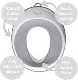 Babycurls Toilet Training Seat Non Slip Splash Guard Fits Oval/ Round view 3