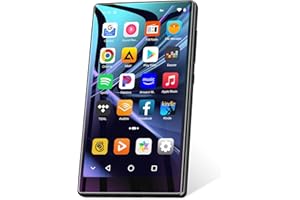 ZAQE 80GB MP3 Player with Bluetooth and WiFi, MP4 Player with Spotify, Audible, Pandora, 4.7" Touchscreen Android Player, HiFi Sound, FM Radio, E-Book Removable Browser, up to 512GB Storage