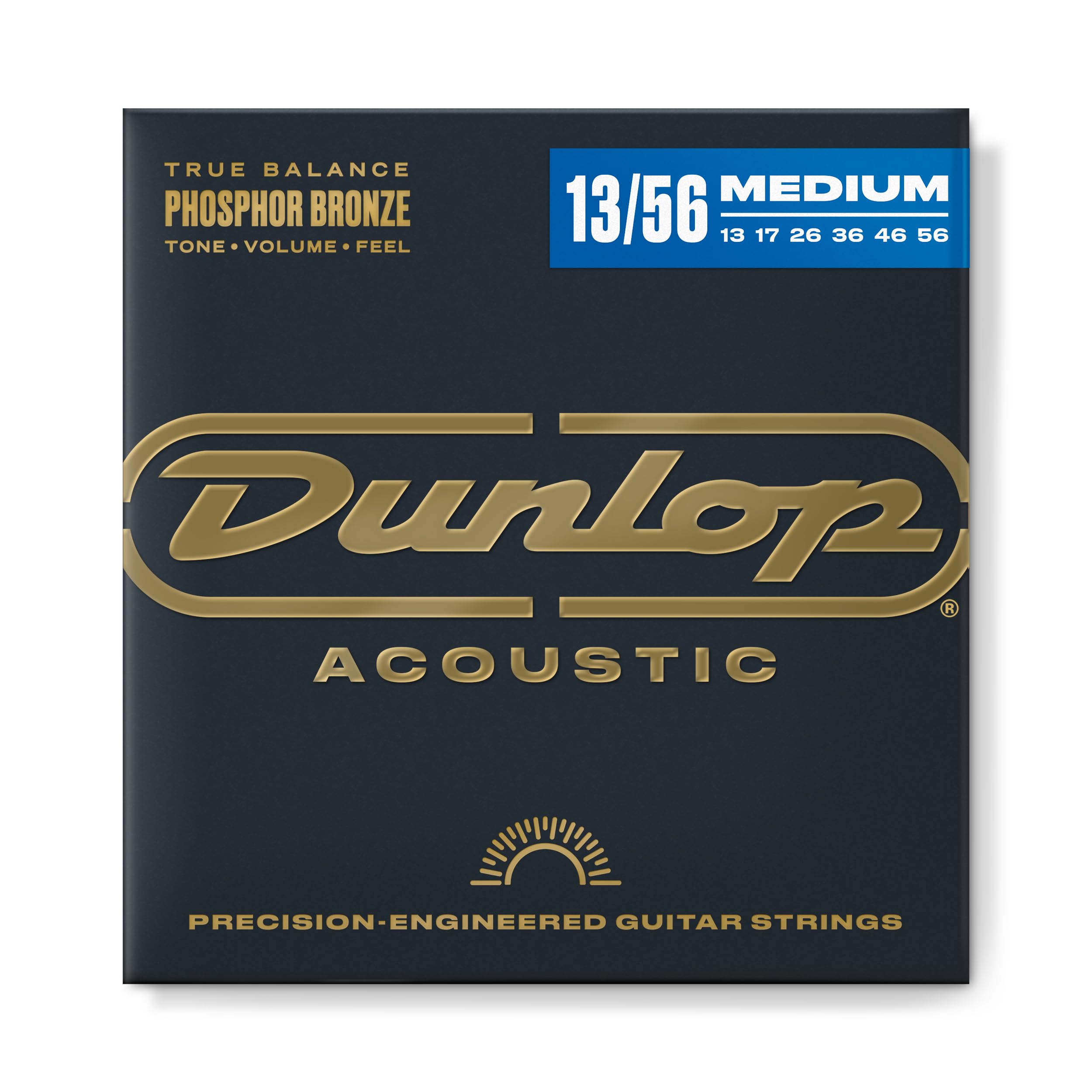 Dunlop DAP1356 Phosphor Medium 13-56 Acoustic Guitar Strings