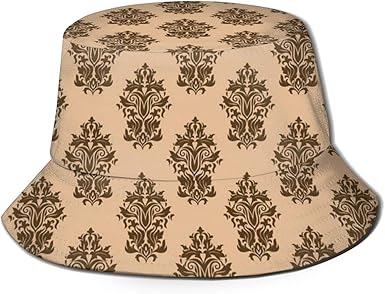 SDFRG Summer Beach Hat Bucket Cap Motivos Florales Antiguos con diseño