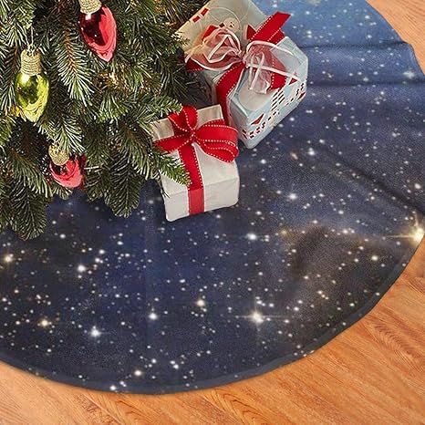 Amazon Co Jp クリスマスツリースカート 星雲川シルエット 座るスカイツリー マット クリスマス 雪だるま お祭り デコレーション オーナメント パーティー用品 36 97sq48gd 4107 ホーム キッチン