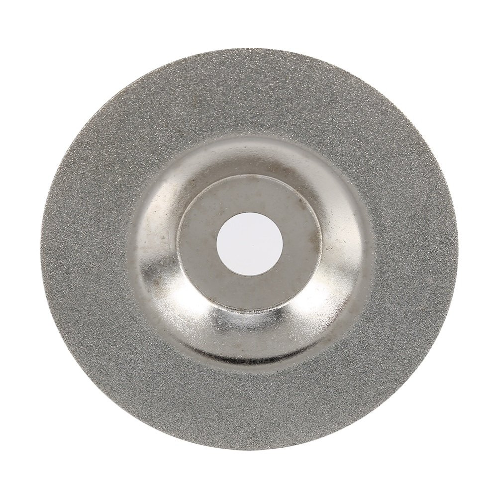 Delaman 4" Diamond Grinding Wheels, Glass Cutting Disc with Bowel Shape for Angle Grinder, 100x16x1mm