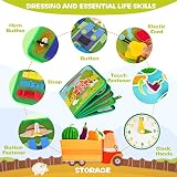 Quanquer Busy Board Book Montessori Farm 18-in-1 18M+ Toddler Toy view 4