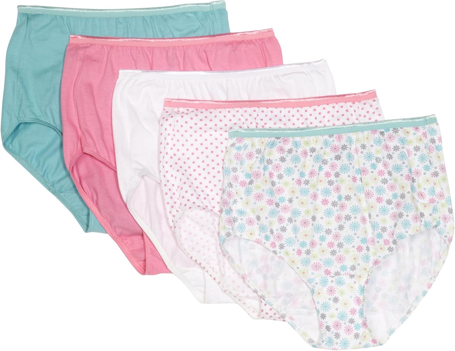 Vanity Fair Women's True Comfort Fivepack Brief Panties 13330 at