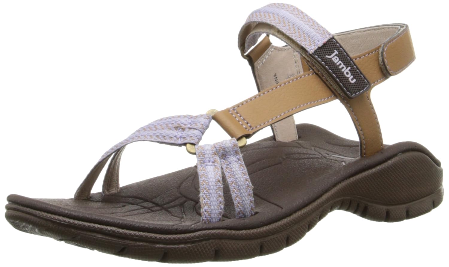 Amazon.com | Jambu Women's Hudson Boating Shoe, Oatmeal/Lavender, 8 M US |  Sandals