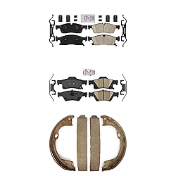 Transit Auto Front Rear Ceramic Disc Brake Pads Kit