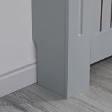 AVC Designs Extra Large Radiator Cover Modern Vertical Slats Grey view 7
