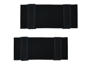 TACTIFANS 2Pack Molle Patch Panel Badge Pad Morale Patches Hook&Loop ID Tag Plank Adapter Panel for DIY Patch Badge 7''x3.4'‘