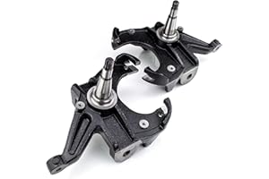 Mid Valley - 2.5" Drop Spindles/Steering Knuckles Front Suspension Lowering Kit for 1973-1987 Chevy C10 W/1.25" Rotor 2WD Truck