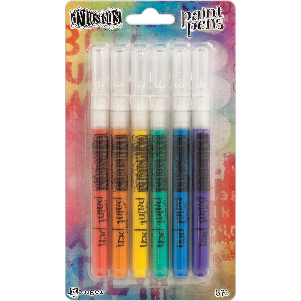 Ranger Dylusions Paint Pens Basics, Synthetic Material, Multi-Colour, 18.7 x 10.5 x 1.5 cm