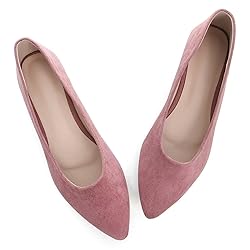 ChaiRong Zhou Casual Flats for Women Soft Suede