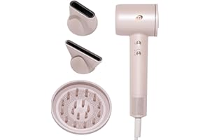 T3 LuxeDry High-Performance Hair Dryer Set with Drying Concentrator, Styling Concentrator & Diffuser Attachments |Fast, Powerful Drying & Styling |for All Hair Types