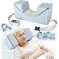 Surgery Pillows for Sleeping Upright, Neck Stabilizer Pillow, Head Positioning Wedge, Back Sleep Trainer, Beauty Pillow, Anti Wrinkle Aging for Face Symmetry Pillow, Post Eye Surgery Head Positioner