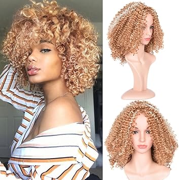 Amazon Com Valentines Day Gifts Cheap Top Afro Curly Hair Blonde