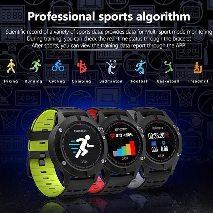 VECDY Smartwatch, F5 Smartwatch IP67 GPS Impermeable Rastreo ...