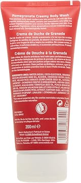 Weleda Pomegranate Creamy Body Wash 2 x 200ml Bio Organic Pomegranate Oil view 3