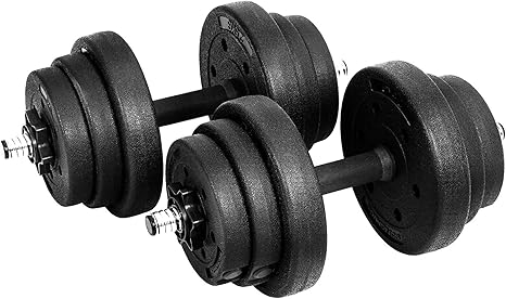 SONGMICS Juego de Pesas, Mancuernas de Fitness, Ideal para ...