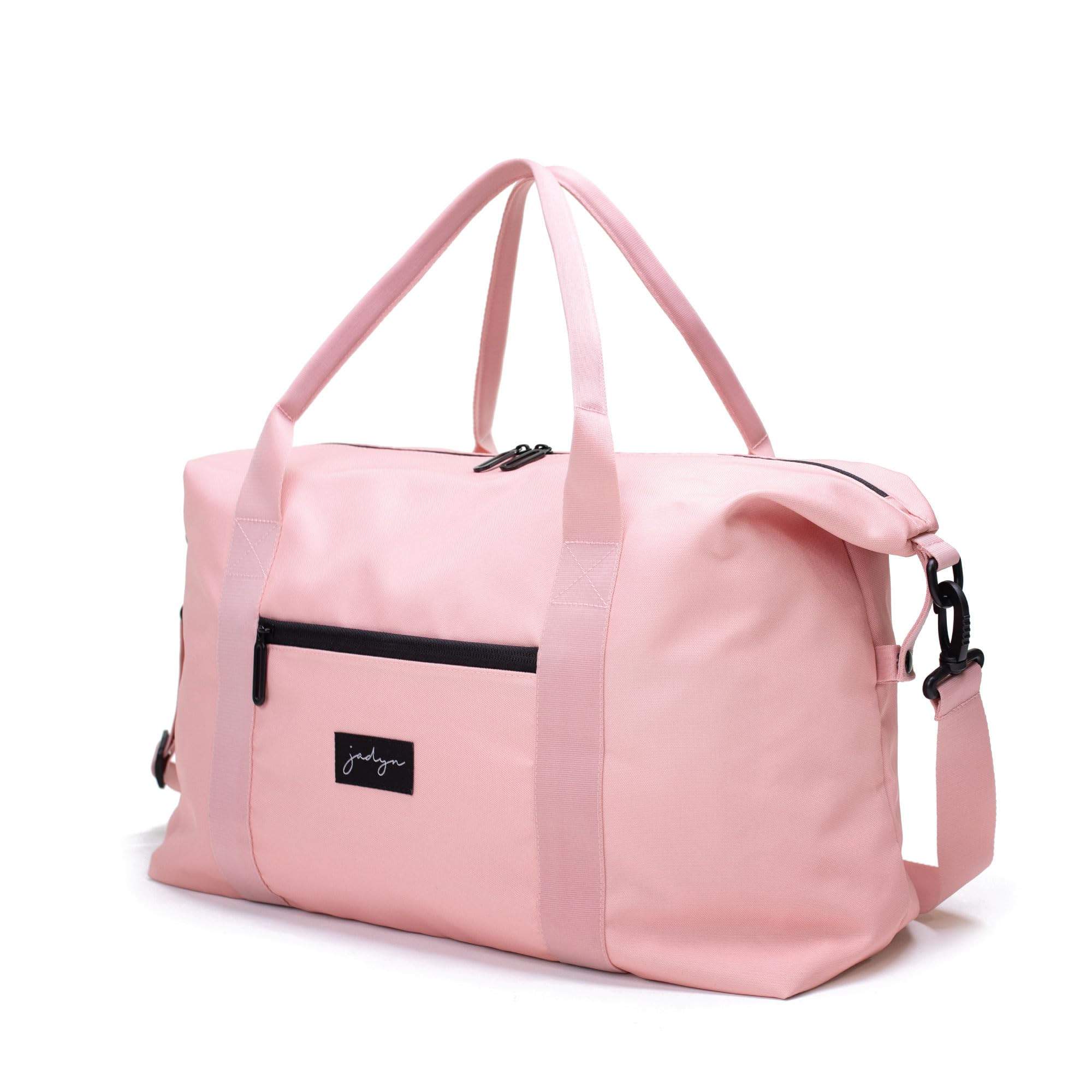 Jadyn B Lola Duffel Bag - 45 cm, 31L - Sports and Weekend Bag (Pink Blush), One Size