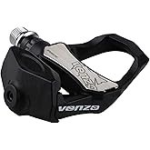 Venzo Sealed Cycling Road Bike Bicycle Clipless Pedals Compatible with Look Keo (NOT Compatible with Shimano SPD-SL or Look Delta Cleats) 9/16" with Cleats