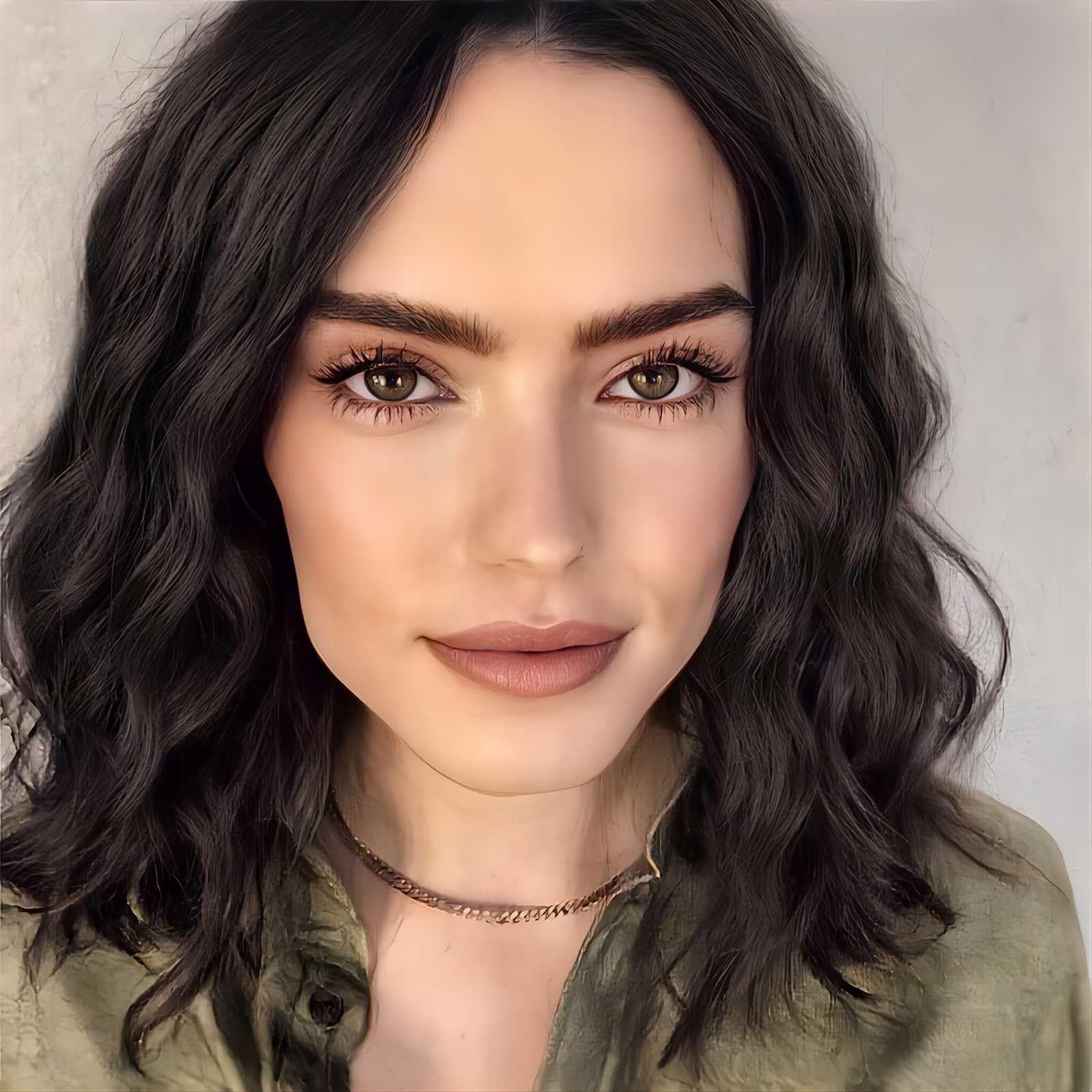 Photo 1 of Stamped Glorious Short Curly Wig for Women Bob Wig Synthetic Shoulder Length Ombre Wigs for Daily Party Cosplay Use (DBrown,14 inch)