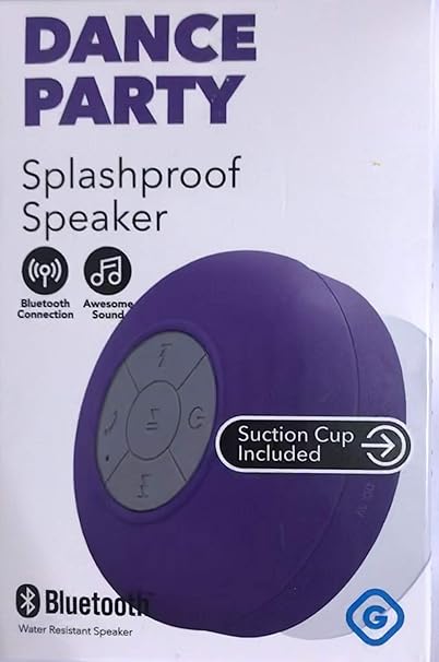 dance party splashproof speaker
