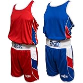 Ringside Reversible Red/Blue Boxing Competition Outfit for Adult and Youth