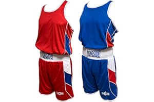 Ringside Reversible Red/Blue Boxing Competition Outfit for Adult and Youth