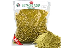 Pistachio Flour, 8.8 oz (250 g), Fine Chopped Pistachio Flour, Ground Pistachios, Pistachio Powder, Gluten Free Flour, High Protein, Non Gmo, Italy by Gusto ETNA