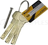 Yale Superior 50/50T Euro Cylinder with 3 Keys BS EN1303 TS007 Security view 3
