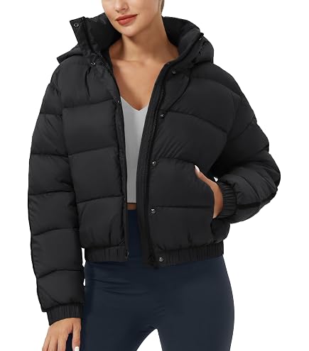 Amazon.com: UGG Women's Ronney Cropped Puffer Jacket Coat, Cosmo