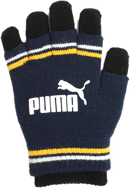 Amazon のびのびレイヤードプーマ 子ども 手袋 2way Puma アウトドア スポーツ マラソン シンプル 洗える かっこいい 5726 オレンジ 手袋 通販