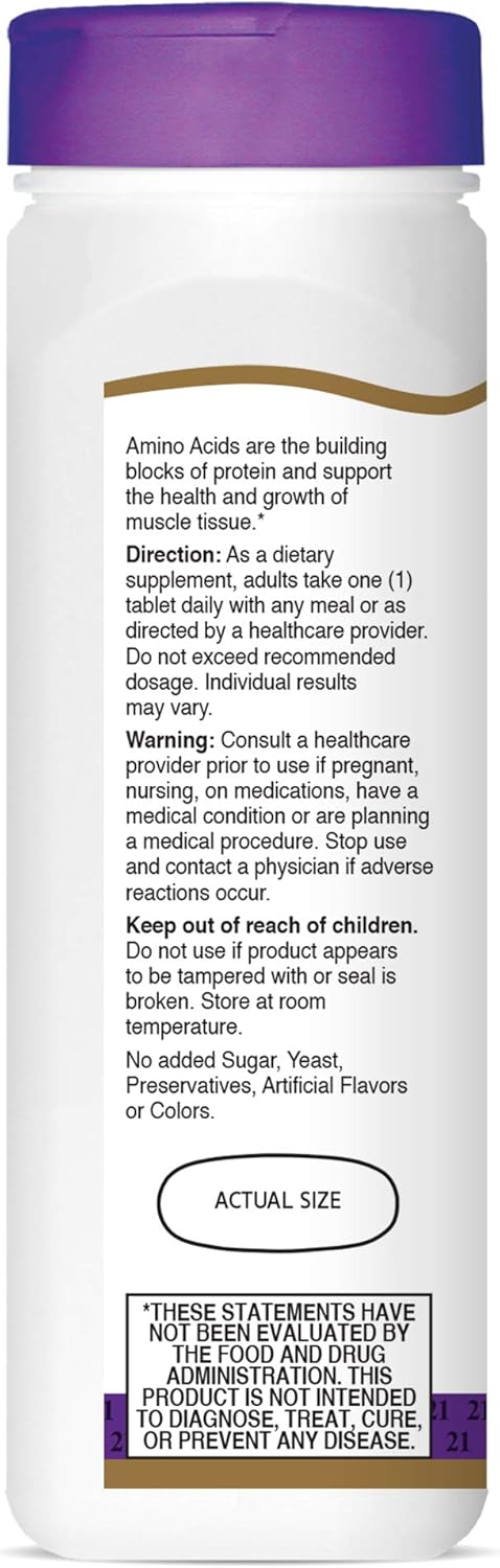 21st Century Daily Amino Acid Tablets, 120 Count: Health & Personal Care