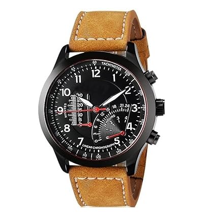 Analogue Black Dial Mens Watch (Curen-Mtr1)