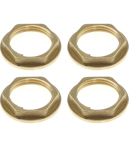 3/8 In. NPS (Straight) Threaded - Hex Lock Nut - 150# Cast 304 Stainless Steel Pipe Fitting - Foto 1