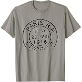 Paris France Classic Everyday Travel T-Shirt Small