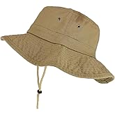 Trendy Apparel Shop XXL Oversize Large Brim 100% Cotton Outdoor Boonie Hat