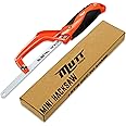 Mutt Tools 10” Mini Hacksaw for Metal – Small Hacksaw for Metal Cutting with Bimetal Blade – Mini Hack Saw with Ergonomic Grip