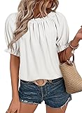 EVALESS Plus Size Tops for Women Summer Short