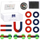Sntieecr Labs Junior Science Magnetism Set for Experiment Education | Science Experiment Tool Physics Educational Toys Educational Science Kit for Kids Teen, STEM Projects for Kids Ages 8-12