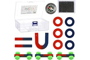 Sntieecr Labs Junior Science Magnetism Set for Experiment Education, Science Experiment Tool Physics Educational Toys for Kid