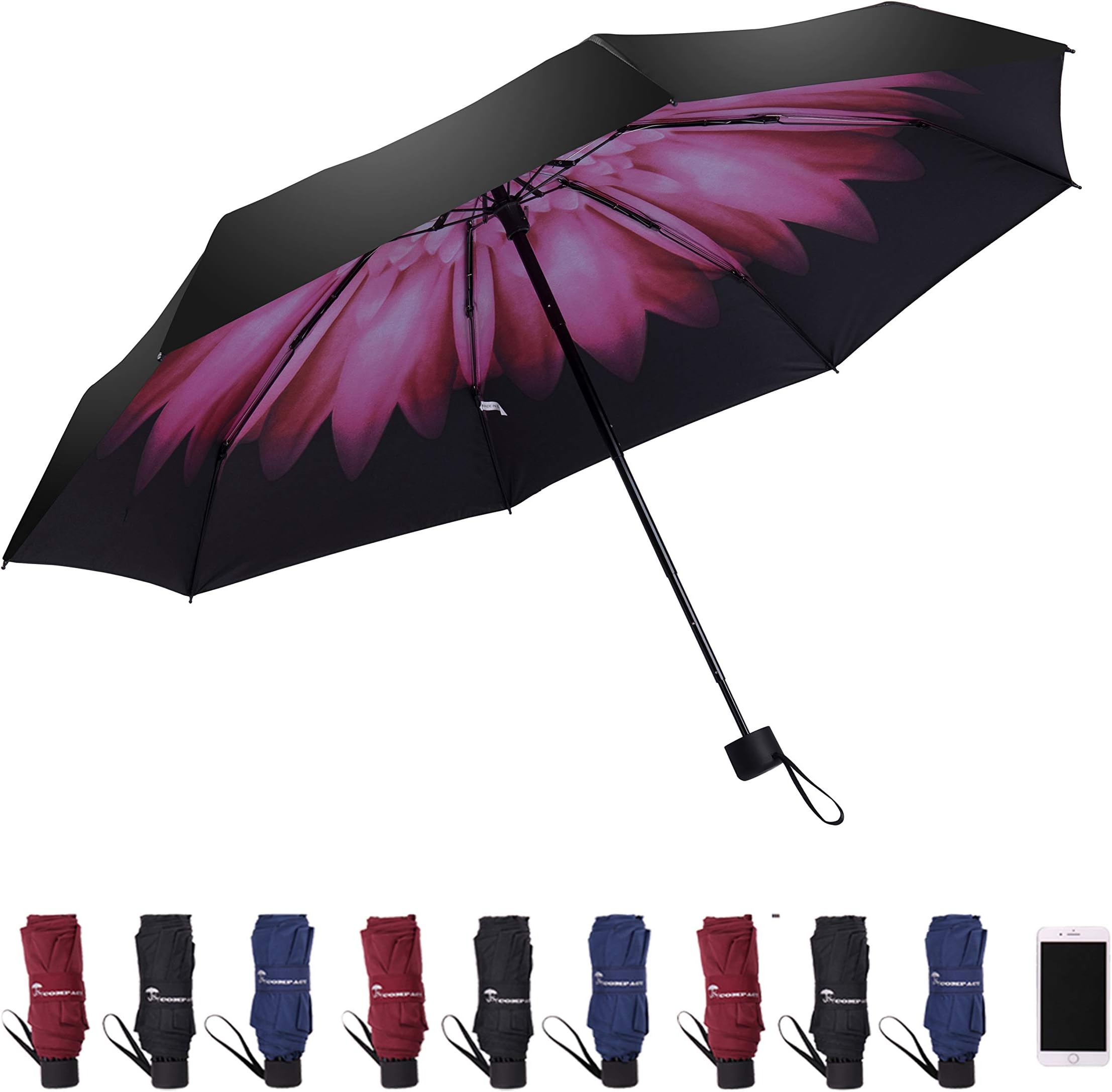 SY COMPACT Travel Umbrella - Lightweight Portable Mini Compact Umbrellas-Factory Outlet Shop