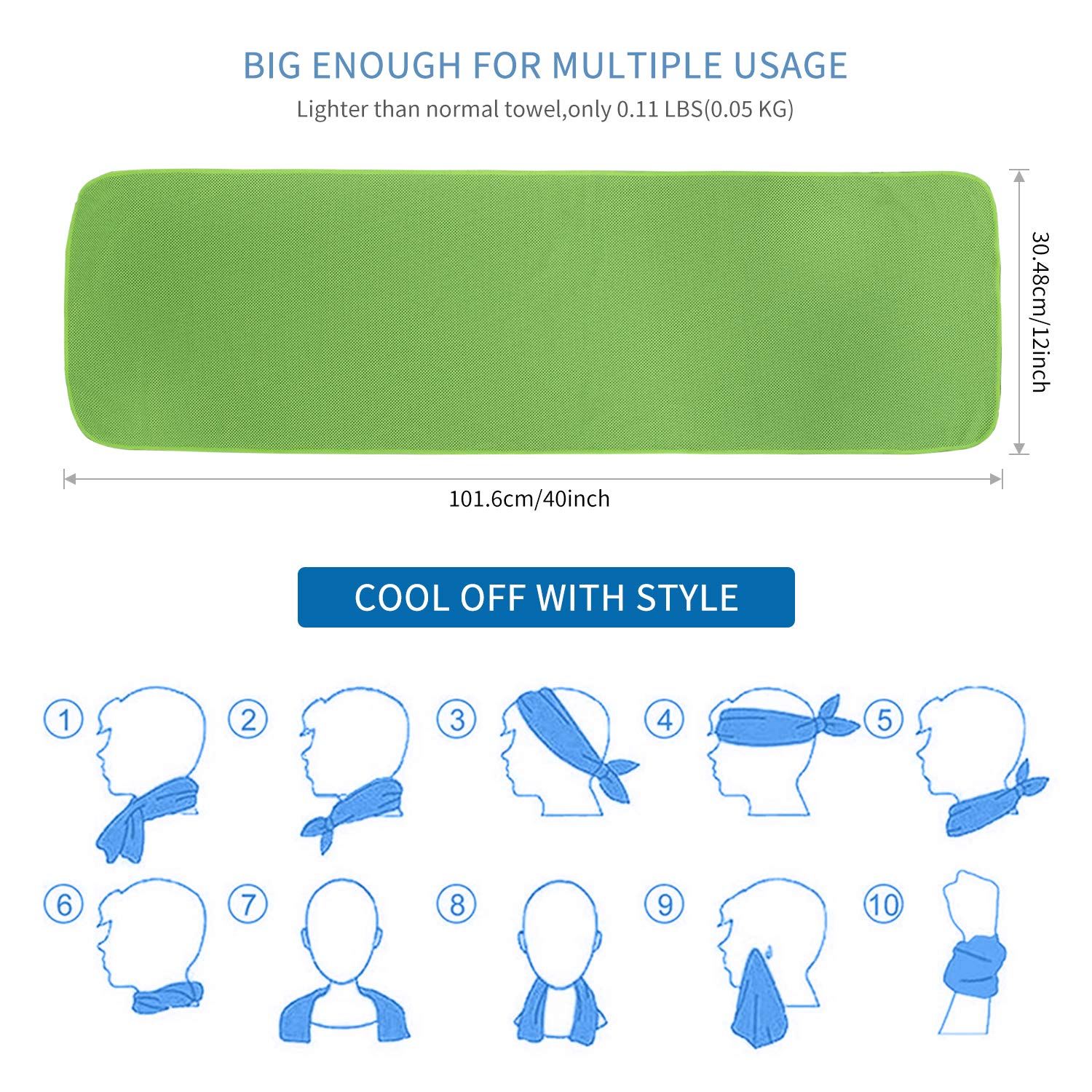 iOutdoor Products Cooling Towel 40\