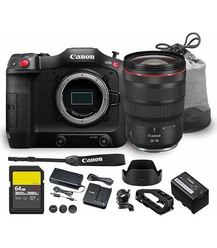 Amazon.com : Canon EOS C70 Cinema Camera Kit | 4K Super 35mm
