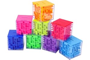 8PACK Money Maze Puzzle Box, Twister.CK Unique Money Gift Holder Box, Fun Maze Puzzle Games for Kids and Adult Birthday