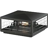 Maxim Lighting 30690CLBK Magnus - 2 Light Outdoor Deck Lantern-6.25 Inch Tall and 13 Inch Wide