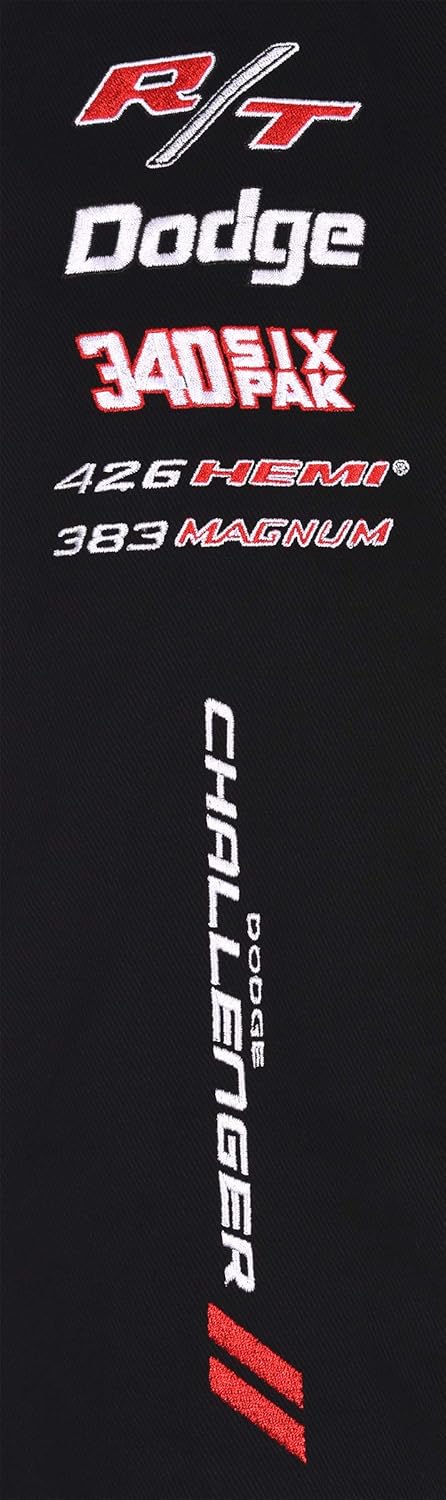 Men's Dodge Challenger Embroidered Cotton Twill Jacket: Clothing