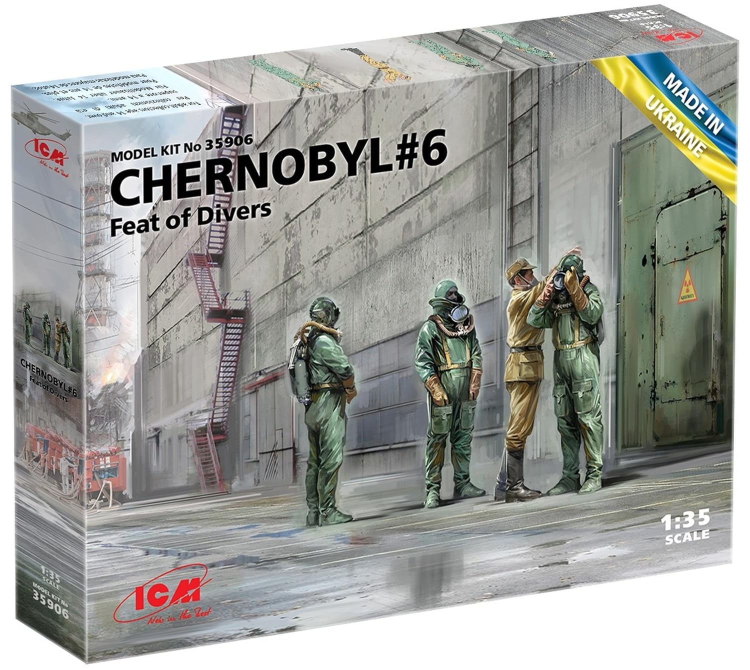 ICM 1:35 - Chernobyl#6 Feat of Drivers (3 Figures)