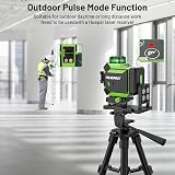 Huepar 16 Lines 4D Laser Level Self-Leveling Green Cross Line 360° Magnetic Base view 8